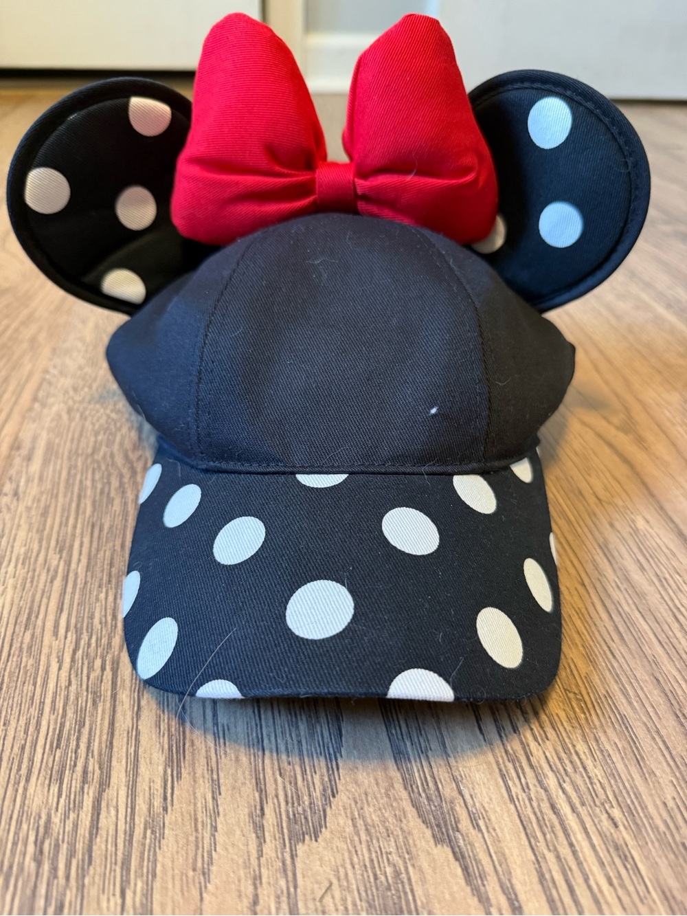Black Minnie Mouse baseball hat from the Disney Parks